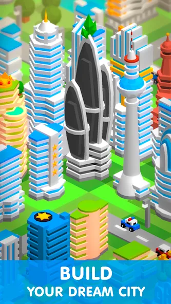 Tap Tap: Idle City Builder Sim  [МОД Unlocked] Screenshot 1