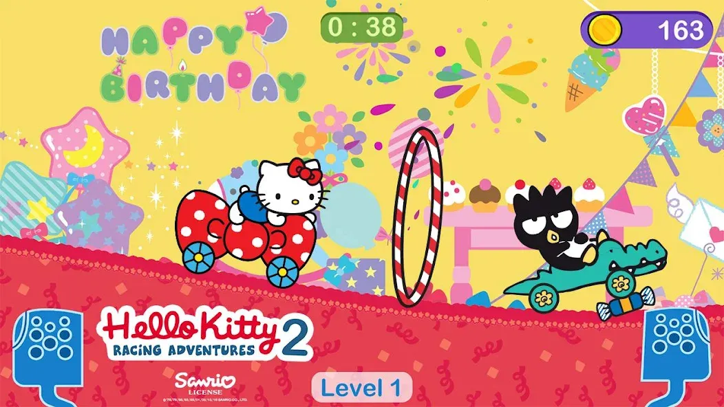 Hello Kitty games - car game  [МОД Menu] Screenshot 1