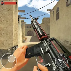 Скачать взломанную Gun Strike Shoot 3D  [МОД Много монет] - полная версия apk на Андроид