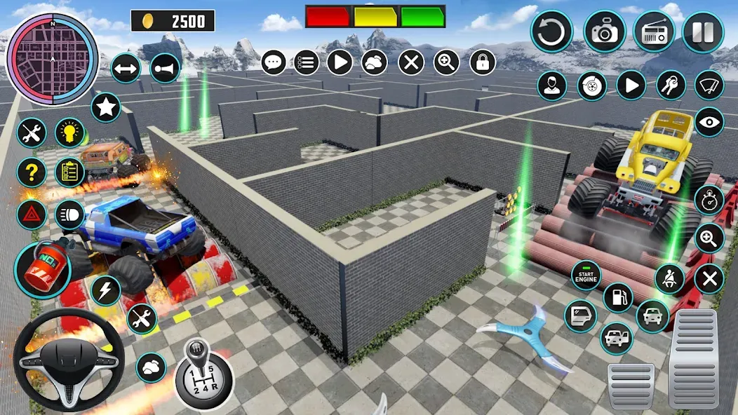Monster Truck Maze Puzzle Game  [МОД Mega Pack] Screenshot 3