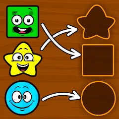 Скачать взломанную Shapes & Colors Games for Kids  [МОД Все открыто] - полная версия apk на Андроид