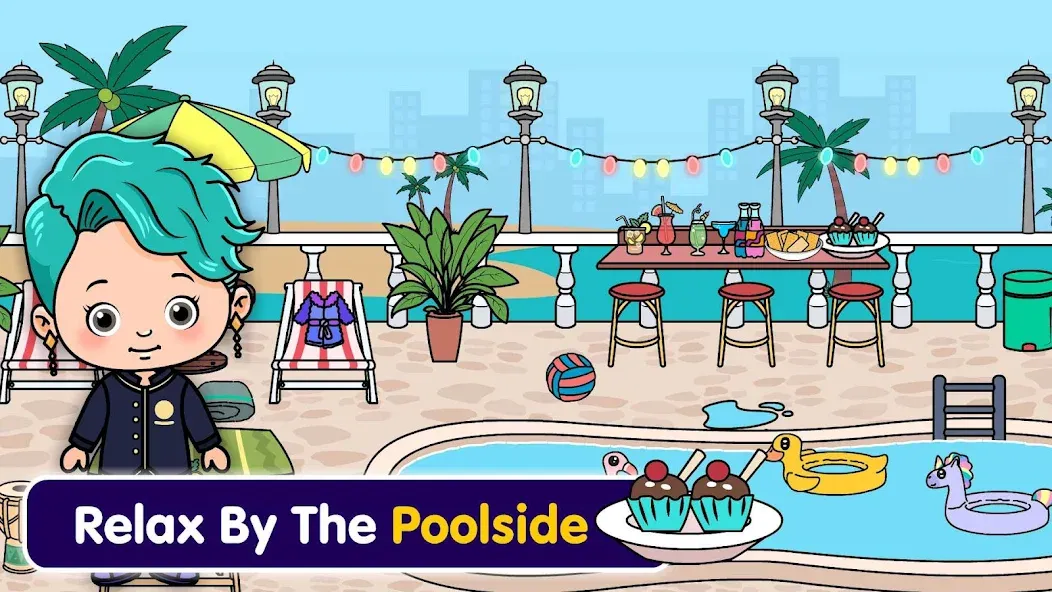 Tizi Town - My Hotel Games  [МОД Много денег] Screenshot 4