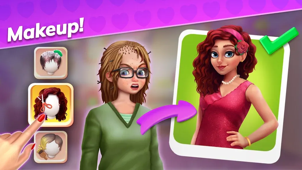 Emma's Mansion: Design & Match  [МОД Бесконечные монеты] Screenshot 1