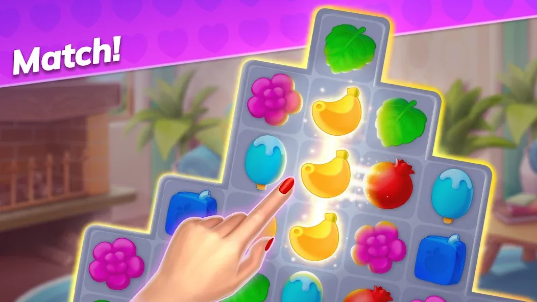 Emma's Mansion: Design & Match  [МОД Бесконечные монеты] Screenshot 5