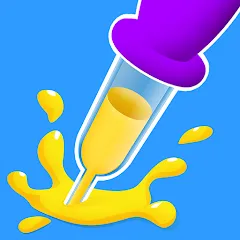 Взломанная Paint Dropper: draw puzzle (Пэйнт Дроппер)  [МОД Все открыто] - последняя версия apk на Андроид