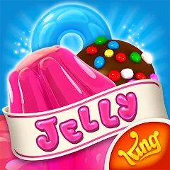 Скачать взлом Candy Crush Jelly Saga (Кенди Краш Джелли Сага)  [МОД Unlocked] - полная версия apk на Андроид