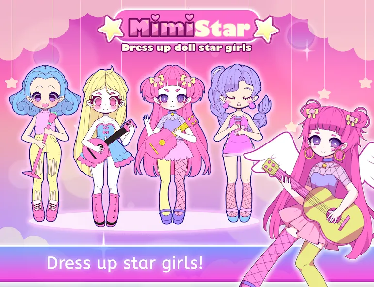 Mimistar dress up chibi doll (Министар)  [МОД Много монет] Screenshot 1