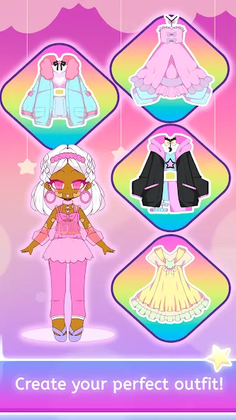 Mimistar dress up chibi doll (Министар)  [МОД Много монет] Screenshot 3