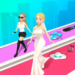 Взлом Fashion Battle - Catwalk Queen  [МОД Много монет] - стабильная версия apk на Андроид