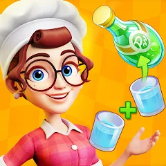 Взлом Merge Cooking:Theme Restaurant  [МОД Unlocked] - полная версия apk на Андроид