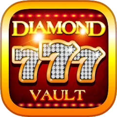 Скачать взломанную Diamond Vault Slots - Vegas (Бриллиантовые ячейки слотов)  [МОД Все открыто] - последняя версия apk на Андроид