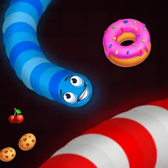 Взломанная Snake vs Worms: Fun .io Zone  [МОД Бесконечные деньги] - последняя версия apk на Андроид