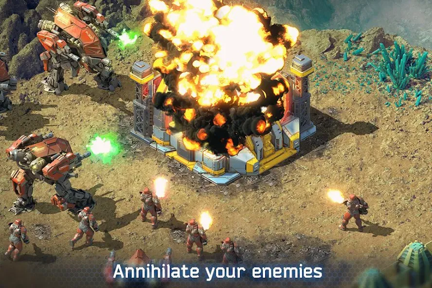 Battle for the Galaxy  [МОД Unlimited Money] Screenshot 3