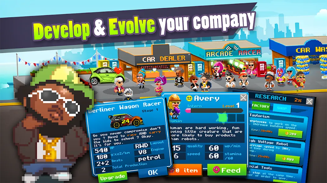Motor World Car Factory (Мотор Ворлд Кар Фактори)  [МОД Menu] Screenshot 4