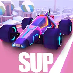 Взлом SUP Multiplayer Racing Games (СУП Мультиплеер Рейсинг)  [МОД Много денег] - стабильная версия apk на Андроид