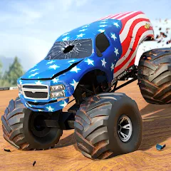 Скачать взлом Fearless US Monster Truck Game (Фирлесс ЮЭС Монстер Трак Гейм)  [МОД Бесконечные деньги] - стабильная версия apk на Андроид