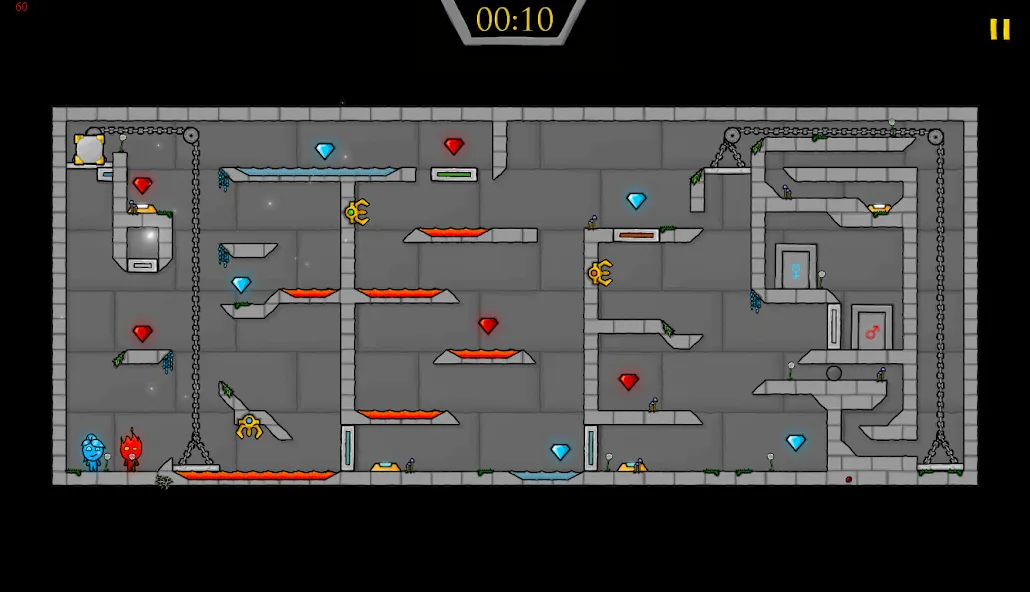 Fireboy & Watergirl FairyTales  [МОД Много монет] Screenshot 4