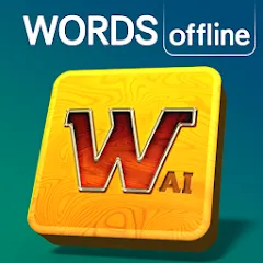 Скачать взломанную Words AI Friends Classic  [МОД Mega Pack] - последняя версия apk на Андроид