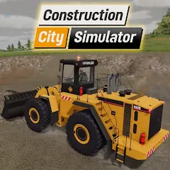 Скачать взломанную Construction City Simulator (Конструкция Сити Симулятор)  [МОД Много денег] - последняя версия apk на Андроид