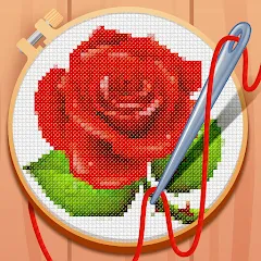 Скачать взлом Cross-Stitch: Coloring Book (Кросс)  [МОД Много монет] - последняя версия apk на Андроид