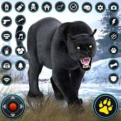 Взломанная Wild Black Panther Games  [МОД Все открыто] - полная версия apk на Андроид