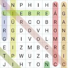 Скачать взломанную Word search (Сопа де летрас)  [МОД Unlimited Money] - стабильная версия apk на Андроид