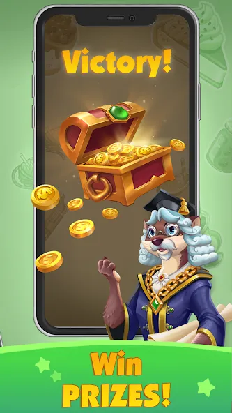 Words with Prof. Wisely  [МОД Бесконечные монеты] Screenshot 4