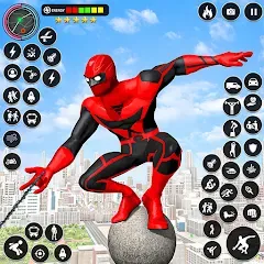 Скачать взломанную Spider Rope Games - Crime Hero  [МОД Menu] - последняя версия apk на Андроид