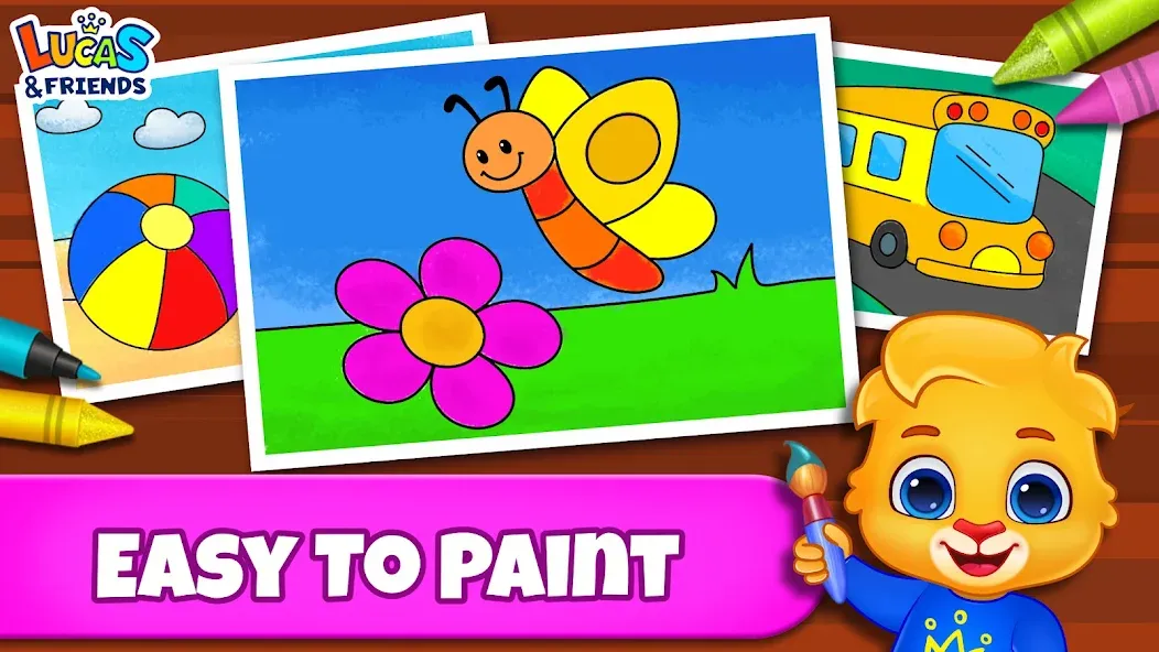 Coloring Games: Color & Paint  [МОД Бесконечные монеты] Screenshot 1