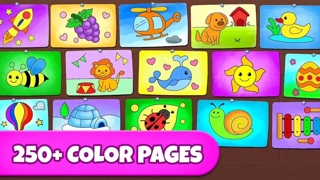 Coloring Games: Color & Paint  [МОД Бесконечные монеты] Screenshot 4