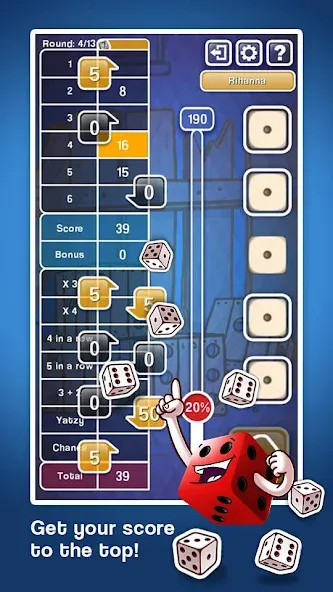 Yatzy Ultimate (Ятзи Ультимейт)  [МОД Mega Pack] Screenshot 2