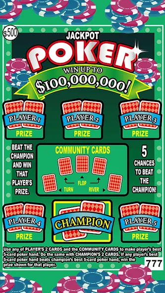 Scratch Off Lottery Scratchers  [МОД Unlimited Money] Screenshot 4