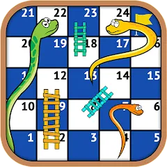 Скачать взлом Snakes and Ladders - Ludo Game (Змеи и лестницы)  [МОД Много монет] - стабильная версия apk на Андроид