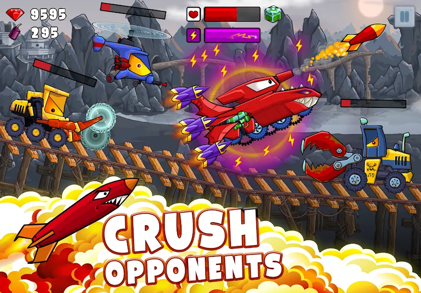 Car Eats Car 2 - Racing Game (Кар Еатс Кар 2)  [МОД Unlimited Money] Screenshot 1