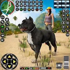 Скачать взломанную Dog Simulator Dog Game (Армейский симулятор собаки)  [МОД Все открыто] - полная версия apk на Андроид