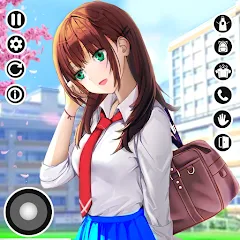 Скачать взлом Anime High School Life  [МОД Бесконечные деньги] - последняя версия apk на Андроид