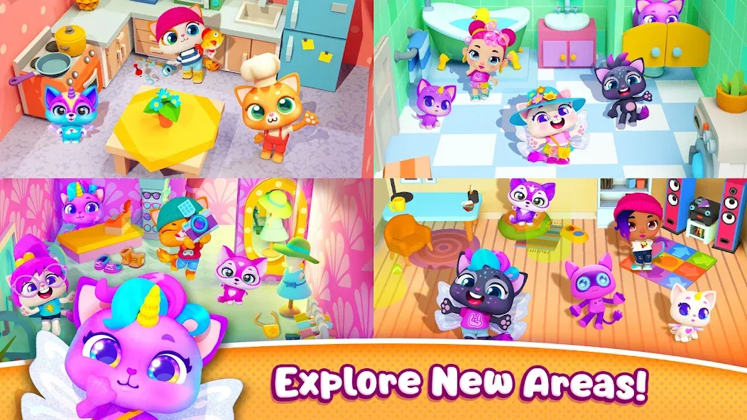 Pocket Town - Animal World  [МОД Много денег] Screenshot 5