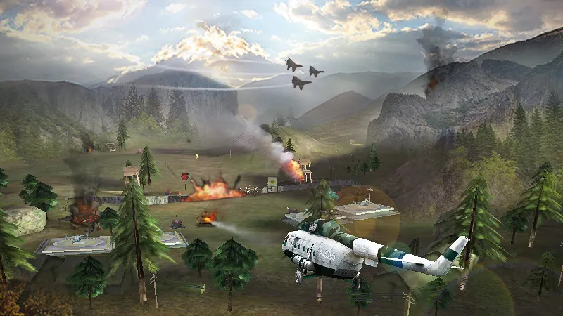 Gunship Strike 3D  [МОД Unlocked] Screenshot 4