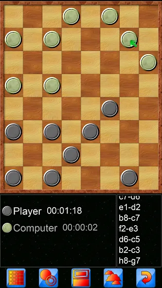 Checkers, draughts and dama  [МОД Бесконечные монеты] Screenshot 3