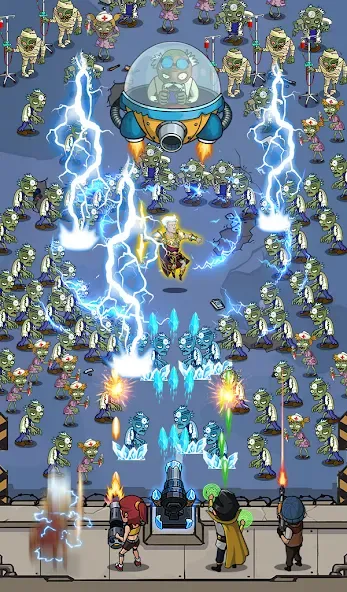 Zombie War Idle Defense Game (Зомби Война)  [МОД Unlocked] Screenshot 2