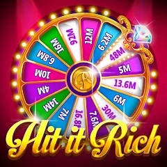 Скачать взлом Hit it Rich! Casino Slots Game  [МОД Много денег] - последняя версия apk на Андроид