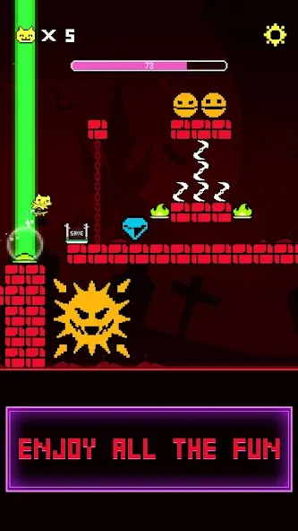 Underground Race - Arcade Game (Ритм Дэш)  [МОД Меню] Screenshot 2