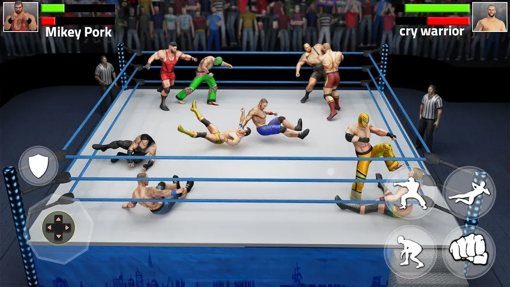 Tag Team Wrestling Game (Таг Тим Реслинг Гейм)  [МОД Unlocked] Screenshot 2