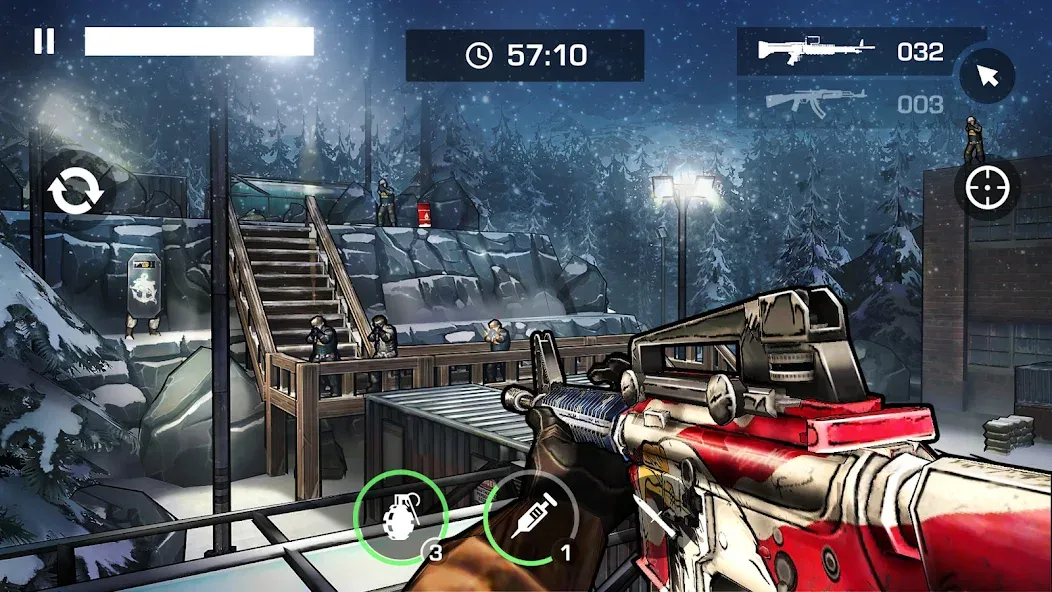 Gun Shooting Games Offline FPS (Ган 2)  [МОД Много денег] Screenshot 1