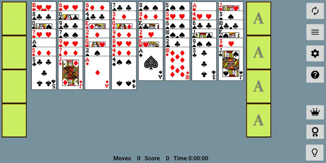 FreeCell with Leaderboards (Фрикел с таблицей лидеров)  [МОД Menu] Screenshot 1