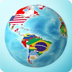 Взломанная Flags On the Globe  [МОД Unlocked] - стабильная версия apk на Андроид