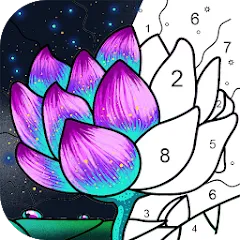 Взломанная Paint by Number: Coloring Game  [МОД Меню] - полная версия apk на Андроид
