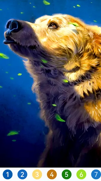 Animal Paint by Number Game (Анимал Пэйнт бай Намбер Гэйм)  [МОД Menu] Screenshot 1