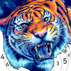 Взлом Animal Paint by Number Game (Анимал Пэйнт бай Намбер Гэйм)  [МОД Menu] - последняя версия apk на Андроид