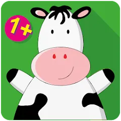 Взломанная Animals, kids game from 1 year  [МОД Много денег] - последняя версия apk на Андроид